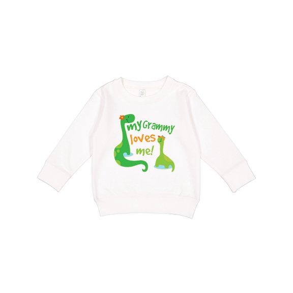 Inktastic My Grammy Loves Me Grandson Toddler Sweatshirt