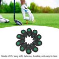 thumbnail image 4 of Four Leaf Clover Pattern 10 PCS Golf Club Top Covers, Water Proof PU Delicate Golf Iron Set Covers Suitable for Most Clubs, 4 of 7