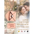 thumbnail image 5 of KeyStyle Envelope Locket Necklace with Love You Letter Necklace for Women Jewelry Graduation Gifts for Friend, 5 of 11
