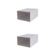 thumbnail image 3 of Bewildely Caja de zapatos de almacenamiento apilable, caja de zapatos de plástico transparente, diseño abatible, artefacto de almacenamiento de Type1 NO1, 3 of 6