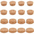 thumbnail image 1 of 16 tapones de corcho cónicos de 4 tamaños para botellas de vino, decantadores, tapones de madera de repuesto para botellas de vino, cerveza, whisky, jarras, botellas de vidrio, tarros de cristal, 1 of 6