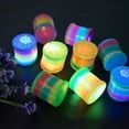 thumbnail image 4 of YOPTOP Rainbow Circle 12 Pieces Light Toy Rainbow Spiral for Children Mini Spiral Magic Springs Rainbow Spiral Toy Suitable for Children Over 5 Years Old Birthday Gift(Random color), 4 of 5