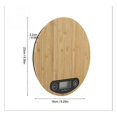 thumbnail image 4 of Bamboo Kitchen Scale 5kg/1g High Accuracy Digital Food Scale, 4 of 4