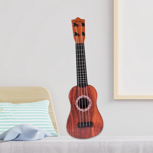 Ukelele soprano Yotijar juguete de educación temprana cuerdas ajustables de entrenamiento de 21 pulgadas