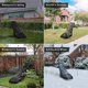 thumbnail image 4 of with reflective strips Lawn Mower Cover, 210D Oxford clothCovers for Walk Behind Lawn Mower, with Draw String & Storage Bag(195*108*66cm), 4 of 5
