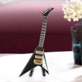 thumbnail image 4 of Electric Guitar Model Black Mini Musical Instruments Collection Gift Ornaments 14cm, 4 of 5