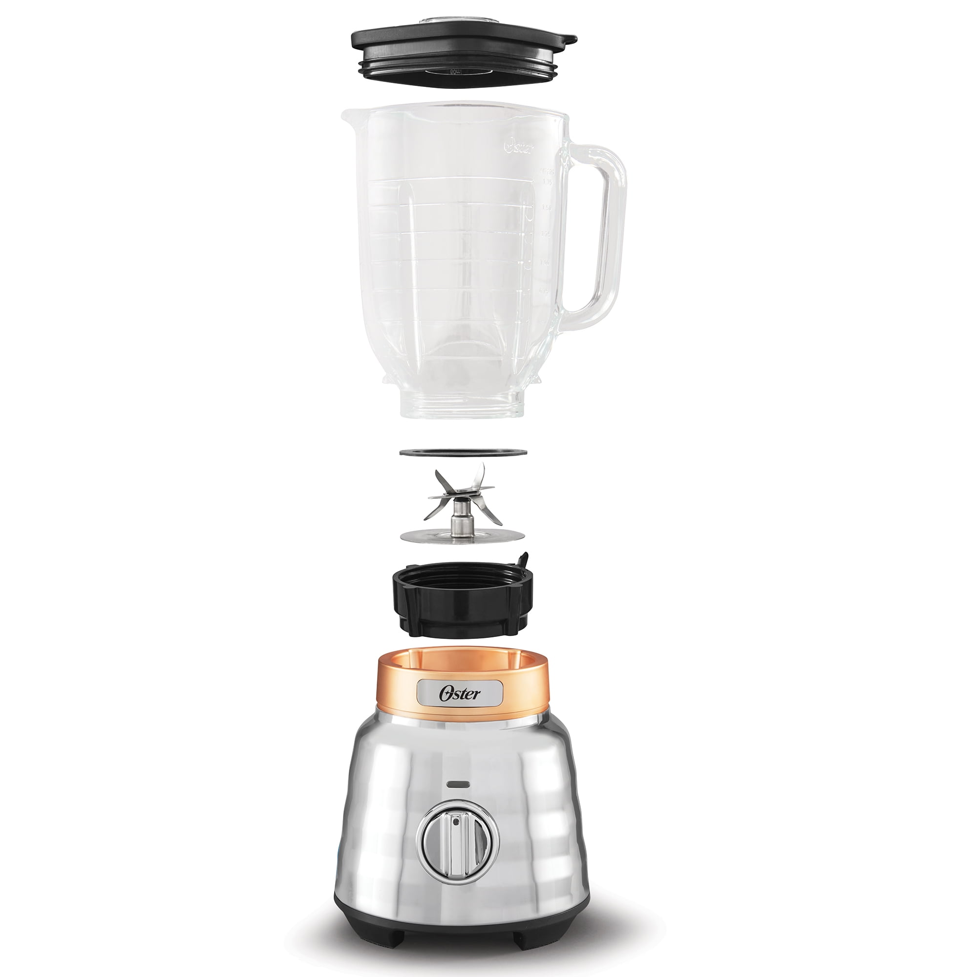 Oster Beehive Blender with 1100-Watt Motor in Silver and Copper -