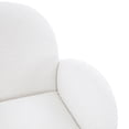 thumbnail image 3 of Safavieh Couture Crystalyn Boucle Accent Chair - 27 IN W x 32 IN D x 31 IN H Ivory/Black, 3 of 6