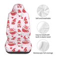 thumbnail image 5 of Sikiie Valentine Gnomes Car Seat Protector 2 Pack Car Seat Cushion Mat, Car Seat Covers for SUV, Truck, Van, 5 of 7
