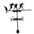 thumbnail image 3 of koolsoo Metal Wind Vane Wind Direction Indicator Barn Yard Cupola Sports Weathervane With 3 Man, 3 of 9