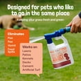 thumbnail image 4 of Outdoor Turf Cleaner - Pet Urine Enzyme Cleaner - Dog Urine Neutralizer for Grass - Long-Lasting Orange Scent & Yard Sprayer Ready (32 fl oz), 4 of 5
