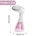 thumbnail image 3 of Handheld Steam Cleaner 1500W Portable Handheld Clothes Steamer Vertical Steam Travelling Holiday Steamer Garment Fast Wrinkle Remover For Home Outside Use, 3 of 6