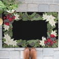 thumbnail image 5 of Laural Home  Christmas Themed Chenille Outdoor Rug 18" x 30" - Christmas Ornament, 5 of 5