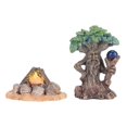 thumbnail image 1 of Fairy Garden Tree Bright Colors Detailed Texture Waterproof Resin Enchanted Grandpa Tree With Bonfire For Decoration Diy, 1 of 5
