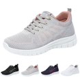 thumbnail image 2 of AUDeals Women’s Mesh Breathable Sneakers Air Cushion Casual Running Shoes Ortho Stretch Cushion Arch Support Plantar Fasciitis (Grey, 8), 2 of 9