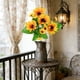 thumbnail image 1 of Girasol De Seda 6 tallos artificiales de girasol amarillos,flores de seda artificiales,ramo para arreglos florales en jarrones,centros de mesa para bodas y decoración del hogar (1 pieza) Rkxzt, 1 of 6