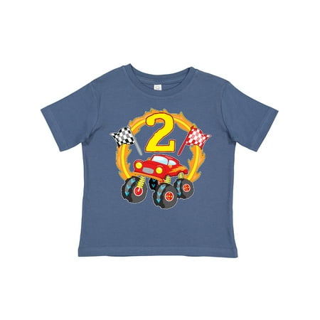 

Inktastic Monster Truck 2nd Birthday Gift Toddler Boy or Toddler Girl T-Shirt