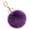 Purple2, variant on 1 Pcs Metal Key Pendant,Colorful Keychains, Fluffy Ball Bag Keychain,Faux Fur Keyring Christmas Party Gifts,Backpack Charms Accessory for Women,for Handbag Tote Bag Pendant Purse(Blue1)