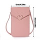 thumbnail image 2 of Xihbxyly Bolso Bandolera para Teléfono con Pantalla Táctil, Minibilletera de Cuero para Móvil, Diseño de Ventana Transparente, Ranuras para Tarjetas de Crédito, Ligero y Práctico, Ideal para Viajar,, 2 of 2