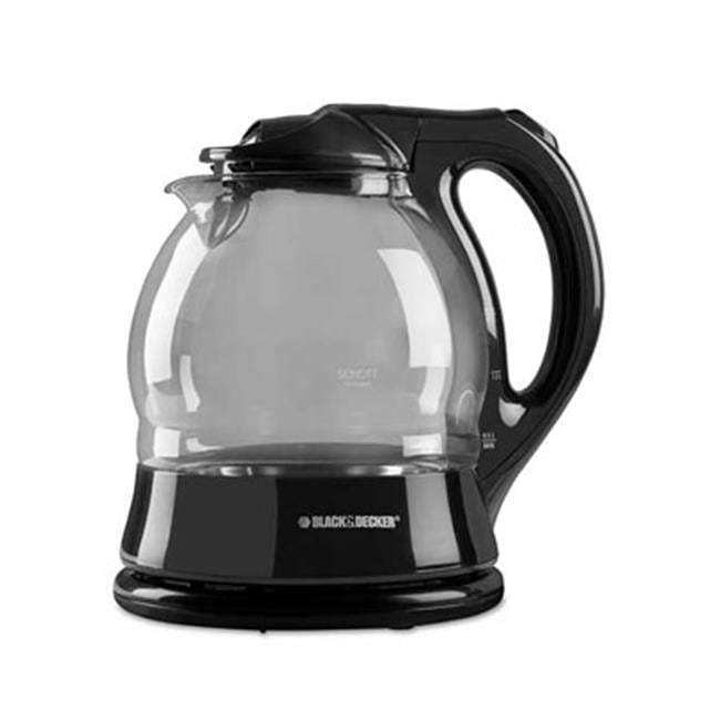 Black Decker Electric Kettle Plastic, Black