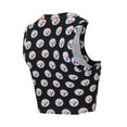 thumbnail image 2 of Women's Concepts Sport Pittsburgh Steelers Gauge Allover Print Cropped Tank Top & Shorts Sleep Set, 2 of 5