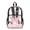 Pink Leopard Butterfly, variant on ZIATUBLES Clear Backpack, Heavy Duty Fabric & PVC Transparent Bookbag with Pear Print, Large Capacity See Through Backpack for School College Work Travel Security
