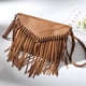 thumbnail image 1 of Bolso de mano con borlas tipo sobre para mujer, estilo europeo y americano, tipo mensajero, fino, 1 of 6