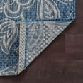 thumbnail image 7 of 2x3 Water Resistant, Small Indoor Outdoor Rugs for Patios, Front Door Entry, Entryway, Deck, Porch, Balcony | Outside Area Rug for Patio | Indigo, Floral | Size: 2' x 3', 7 of 7