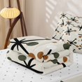 thumbnail image 5 of Castle Fairy Mid Century Atomic Star Zipper Twin Comforter Sets with Fitted Sheet and 2 Pillowcases,Vintage Dot Accent Zipper Bedding Set,Brown Olive Cream,Reversible, 5 of 7