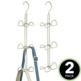 thumbnail image 2 of mDesign Metal Wire Over Closet Rod Hanging Handbag Organizer, 2 Pack - Satin, 2 of 7