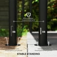 thumbnail image 4 of Outsunny 10' x 10' Pergola with UV-Resistant Canopy, Outdoor Sun Shade Shelter for Porch, Patio, Deck, Backyard, Charcoal Gray, 4 of 9