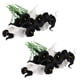 thumbnail image 1 of 40Pcs Bouquet de Boda Nupcial Arreglo de Flores Artificiales de PU (Blanco Y Negro), 1 of 5