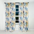 thumbnail image 2 of Designart "Ethereal Tribal Vision" Boho Blackout Curtain Panels, 2 of 4