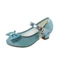 thumbnail image 1 of Zapatos de princesa para niñas, zapatos de cuero con cristales para niñas pequeñas, zapatos de primavera y otoño para niños, zapatos de tacón alto, zapatos para bebés y niños, 1 of 6
