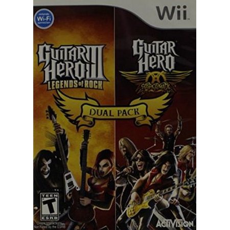 Dual Pack Guitar Hero III and Guitar Hero Aerosmith - Nintendo Wii