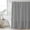 Dark Gray, variant on Turmeric Color Long Shower Curtain Set,Waterproof Shower Curtains for Bathroom,Abstract Woven Texture Vintage Minimalist Washable Fabric Bath Curtain for Bathtub Decoration with Hooks 72x84 Inches