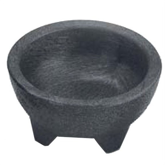 H.S. Inc. NHS1006 Black 8 Oz Molcajete Dish - 24 / CS