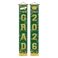 thumbnail image 1 of Class 2026 Green Gold Graduation Banner for Doorway Porch Flags Banners & Accessories Marks, 1 of 4