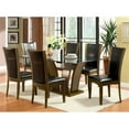 thumbnail image 2 of Furniture of America Waverly 7-Piece Wood Dining Table Set in Brown Cherry, 2 of 9
