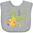 thumbnail image 3 of Inktastic My First Easter Cute Chick and Eggs Boys or Girls Baby Bib, 3 of 4