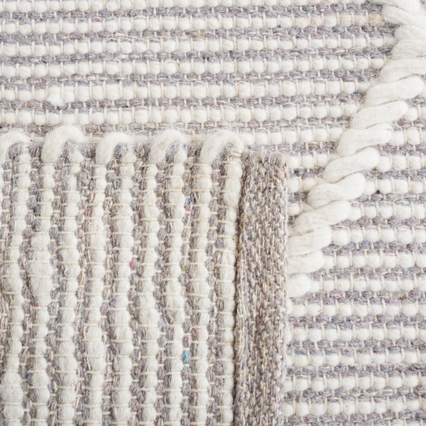 SAFAVIEH Natura Handmade Wool & Viscose Runner Rug - 2'3" X 12', Ivory, Ideal For Hallways & High Traffic