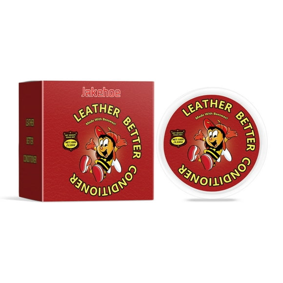 Leather Polishing Cleaner & Conditioner 100g - Leather Cleaner for Couches, Boots, Shoes, Purses, Saddles, Softener, Nourishes, Restores Softness & Shine, Prevents Cracking & Dryness