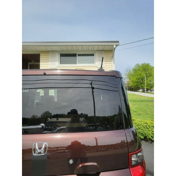 4" inch Short Black Aluminum Antenna Mast AM/FM for HONDA ELEMENT 2003-2011 New