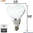 thumbnail image 2 of SYLVANIA 23w 120v PAR38 E26 Screw Base Fluorescent light bulb, 2 of 5