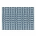 thumbnail image 1 of Blue and White Cutting Board, Abstract Tie Dye Effect Ikat Shibori Pattern in Bohemian Fashion, Decorative Tempered Glass Cutting and Serving Board, Small Size, Navy Blue and White, by Ambesonne, 1 of 1