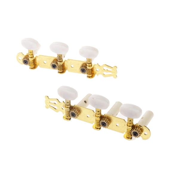 Perillas De Tablones Grabados En Oro Clavijas De Afinación Clavijas Para Guitarra Clásica