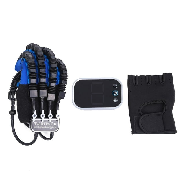 Gant Robot de Rééducation, Entraîneur de Doigts Miroir Entraînement Main Droite pour Hémiplégie S,m,L,TG