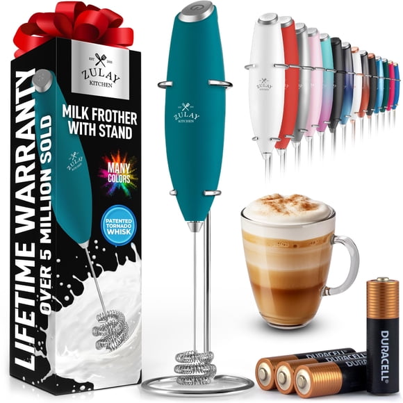 Batidor Milk Frother Zulay Kitchen Tornado con pilas