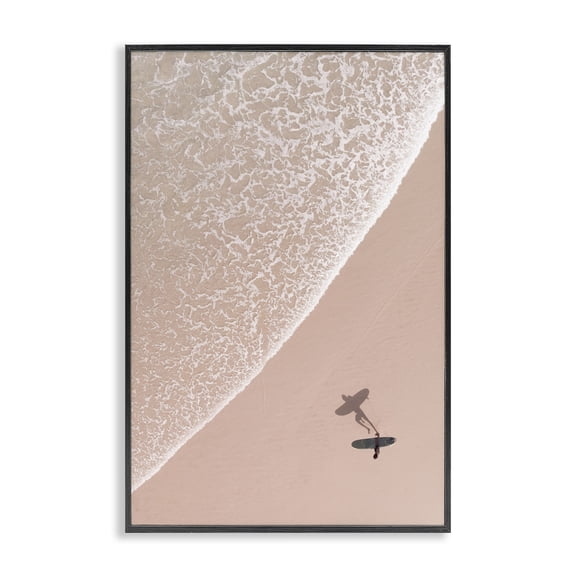 Stupell Industries Tropical Black Framed Giclee Art, 12 x 18, by Nataly White