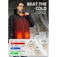 thumbnail image 2 of SAVIOR HEAT Heated Jackets for Men with 10-Hour Battery Life Waterproof & Windproof Electric Mens Winter Jacket, 2 of 11